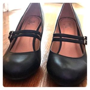 Black 50’s retro shoes